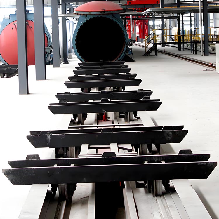 Steam curing vehicle