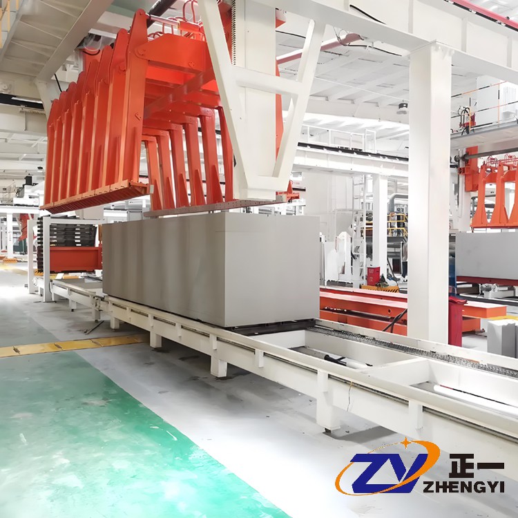 Equipment composition and production process flow of 50000 m ³ AAC block production line per year